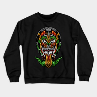 Fantasy barong with fangs Crewneck Sweatshirt